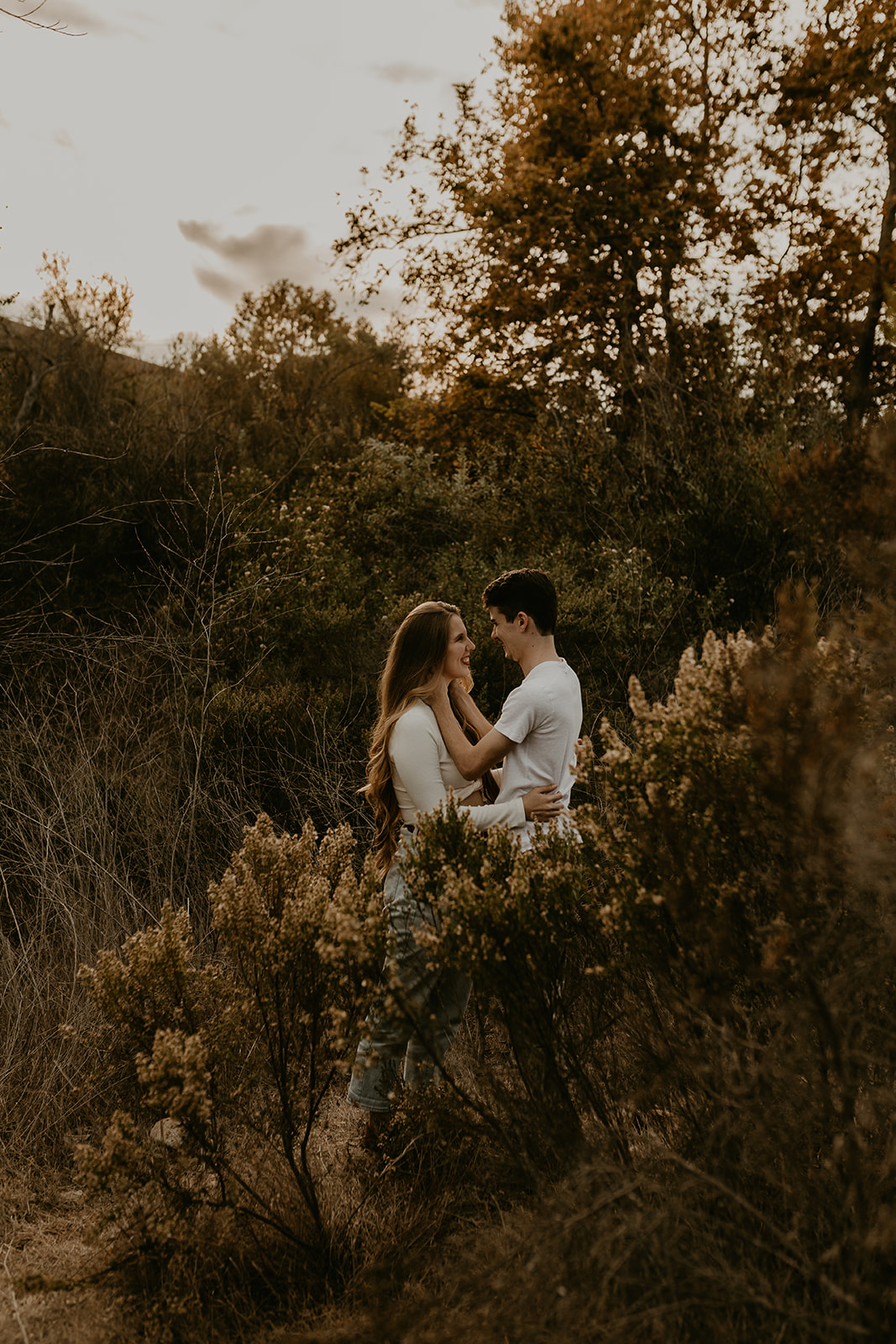 san diego engagement photography at los penasquitos in california