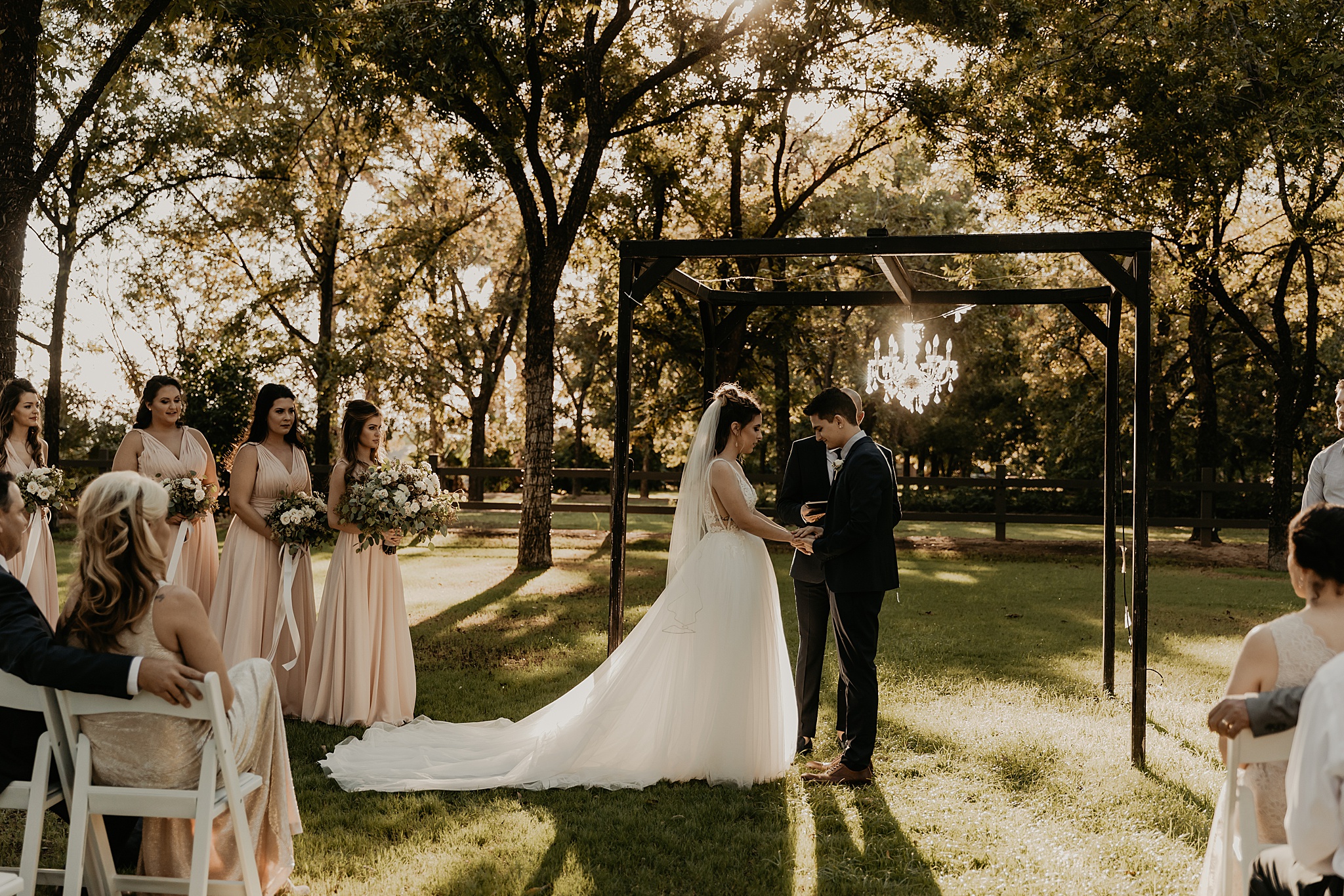 A wedding ceremony at Venue at the Grove in Arizona