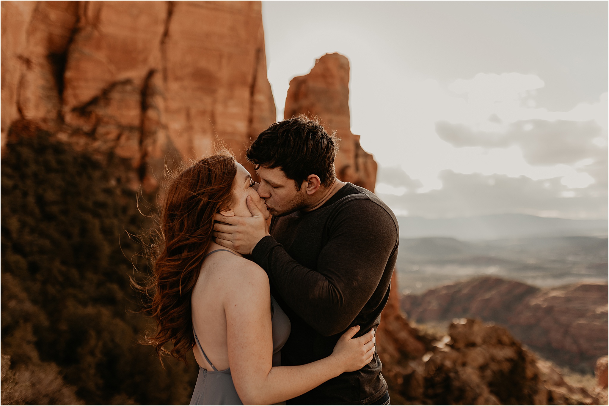 cathedral rock engagement photography