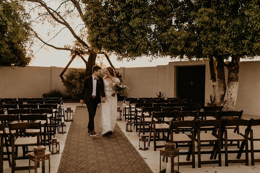 tercero by aldea wedding venue, boho desert wedding in arizona, kmt photos