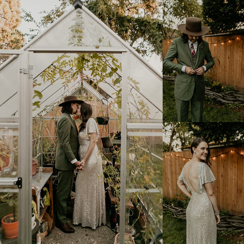 greenhouse wedding photos