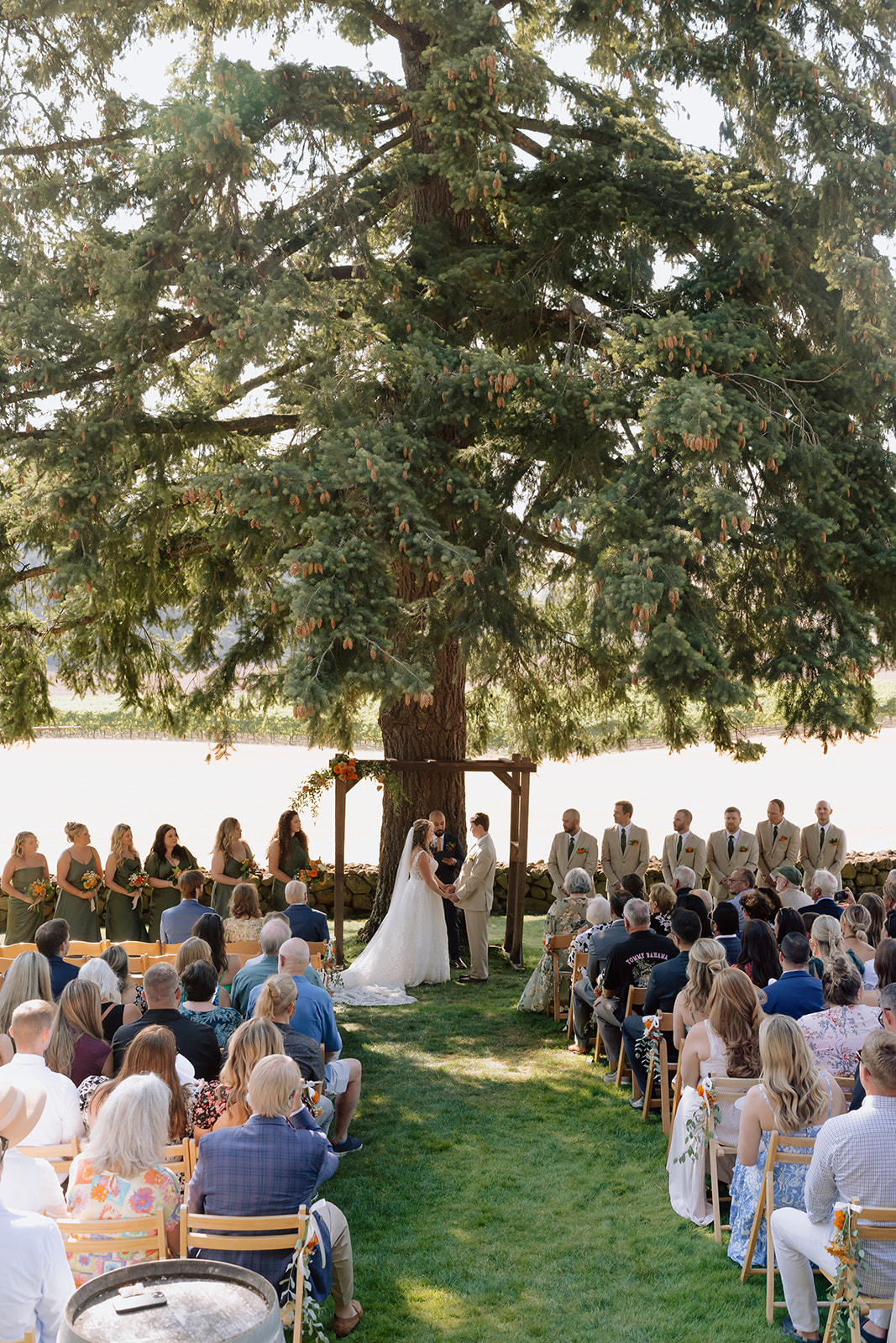 Vineyard View at La Bastide wedding photography