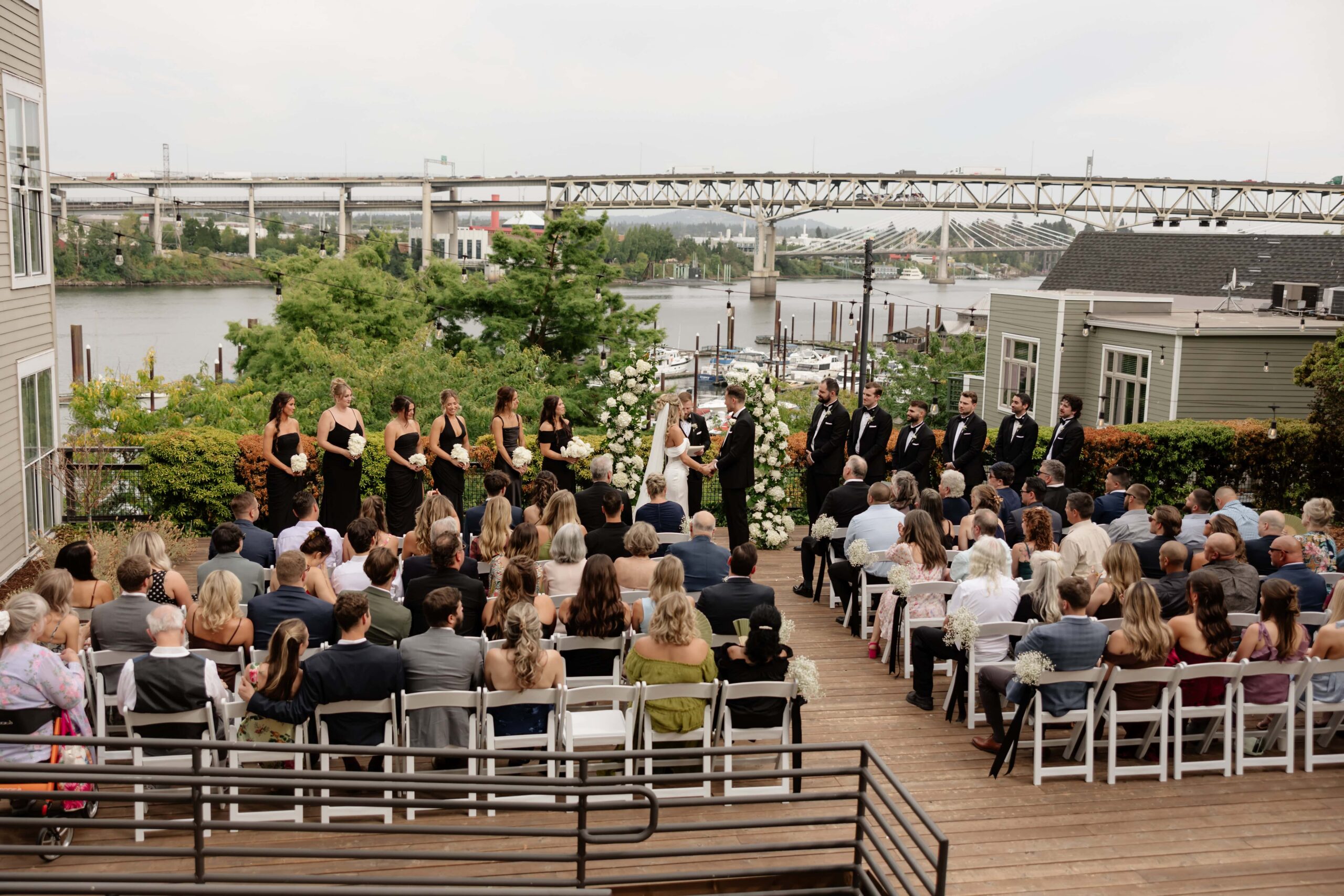 Portland City Wedding at Riverplace Hotel